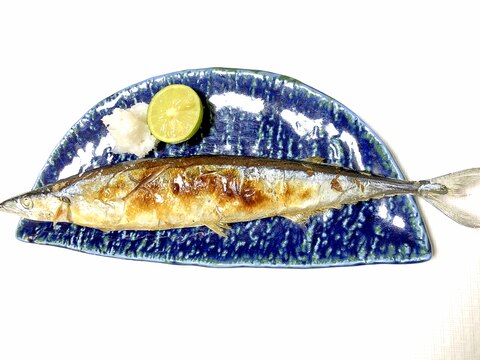 秋刀魚の塩焼き♪魚焼きグリルのコツ
